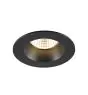 SLV New Tria 68 Spot Aluminium Schwarz Rund 8.3W 500lm 38D - 930 Warmweiß | Ausschnitt 68mm -  Höchste Farbwiedergabe - Dimmbar 