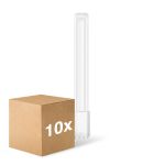 Lot 10x Ledvance Dulux-L LED 12W - 830 Blanc Chaud | 4-Pins - Équivalent 24W