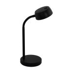 Eglo Lampe De Chevet Cabales Noir 4.6W 490lm - 830 Blanc Chaud | IP20