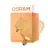 Osram Decor Plat Lamp In Métal Boîtier Vide  LED E27 Special Dépolie Dorée 3.5W 300lm - 827 Blanc Très Chaud | Équivalent 25W