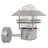 Nordlux Blokhus Applique Murale Acier et Verre Gris | IP54 - Convient pour E27