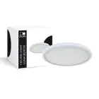 D'Lite Plafonnier Luma Blanc 18W 1700lm - 827 Blanc Très Chaud | IP44 - 29cm